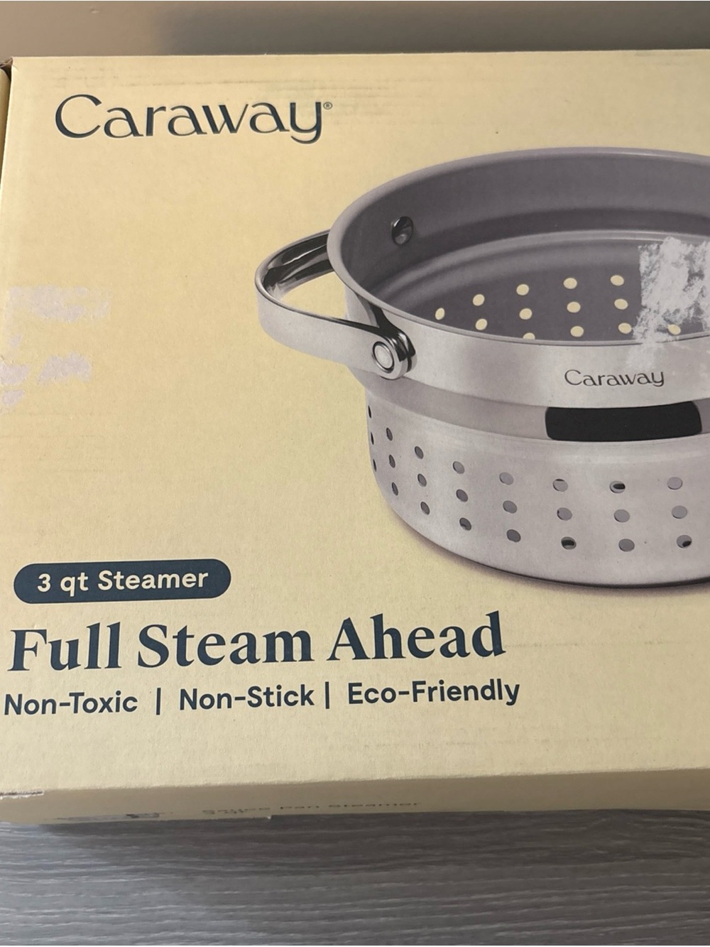 Caraway 3 qt Stainless Steel Steamer - Silver